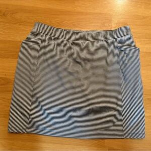 Talbots Navy and White Striped skort size 2X
